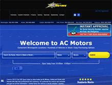 Tablet Screenshot of acmotorsminnesota.com